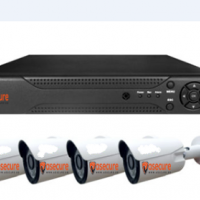 Kit de Grabación CCTV  NVR IP4POE + HDD 1 TB + 4 IRCAM